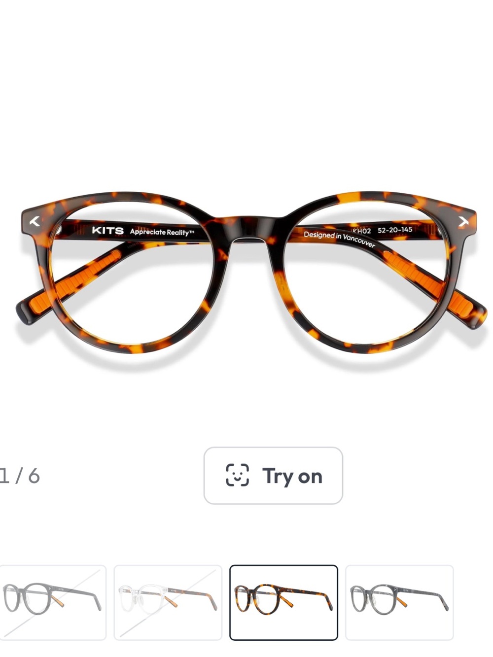 Kits Big Madison (Sport) Eyeglasses, Tortoise